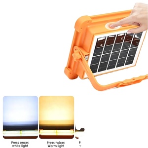 Portable Emergency Work <b>Light</b> Camping Floodlight Solar USB Rechargeable Work <b>Light</b> for Garage Emergency Car Repair - Product Image 5