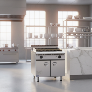 Parrilla de Gas Comercial de Acero Inoxidable Profesional para Restaurante, <span class=keywords><strong>con</strong></span> <span class=keywords><strong>Piedra</strong></span> Volcánica y Gabinete, la Más Vendida - Product Image 4