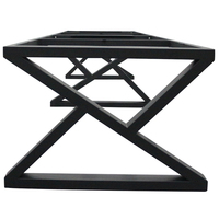 Table basse et thé en or de luxe moderne et minimaliste en métal et verre design contemporain personnalisé pour bureau à domicile Solution OEM