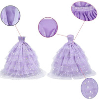 B256 Vintage mariage belle mariée vêtements fête robes de bal fille poupées en gros OEM ODM personnalisé robe de mariée robe de poupée
