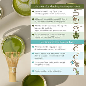 Échantillon gratuit certifié biologique JAS, poudre de matcha de qualité cérémonielle 100% pure pour les boissons au thé - Product Image 4