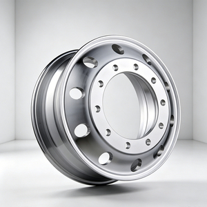 Jantes forgées sur mesure 22'' AZ80A-T6 en Mg argent mat ultra légères pour autocars électriques, largeur ET J personnalisée - Product Image 2