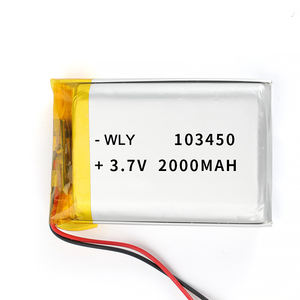 큰 용량 3.7v 1800mah 2000mAh 배터리 103450 리튬 이온 배터리 - Product Image 4