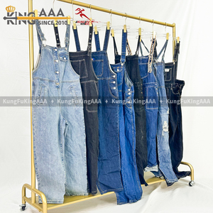 KungFu KingAAA 批量二手衣服打包 女士牛仔工装裤 女装批发 女装涤棉混纺 - Product Image 6