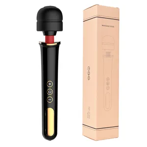 Pinkzoom mềm Silicone âm hộ Cây Đũa Thần Massager Vibrator người phụ nữ thủ dâm Wand Massager