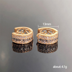 Two Tone Unisex Ear <b>Cuff</b> Sparkling Stone Street Style Fashion Ear Jewelry - Product Image 4