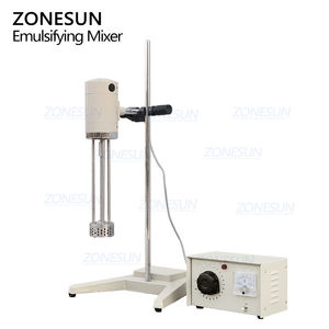 ZONESUN ZS-J300 40L haut cisaillement cosmétique crème mélangeur huile liquide petite échelle laboratoire Dispersion émulsifiant homogénéisateur mélangeur - Product Image 5