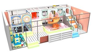 Aire <span class=keywords><strong>de</strong></span> jeux intérieure sur le thème Morandi, système <span class=keywords><strong>de</strong></span> jeu pour enfants en bas âge, grande fosse à balles en plastique, aires <span class=keywords><strong>de</strong></span> jeux intérieures fabriquées en Chine - Product Image 4