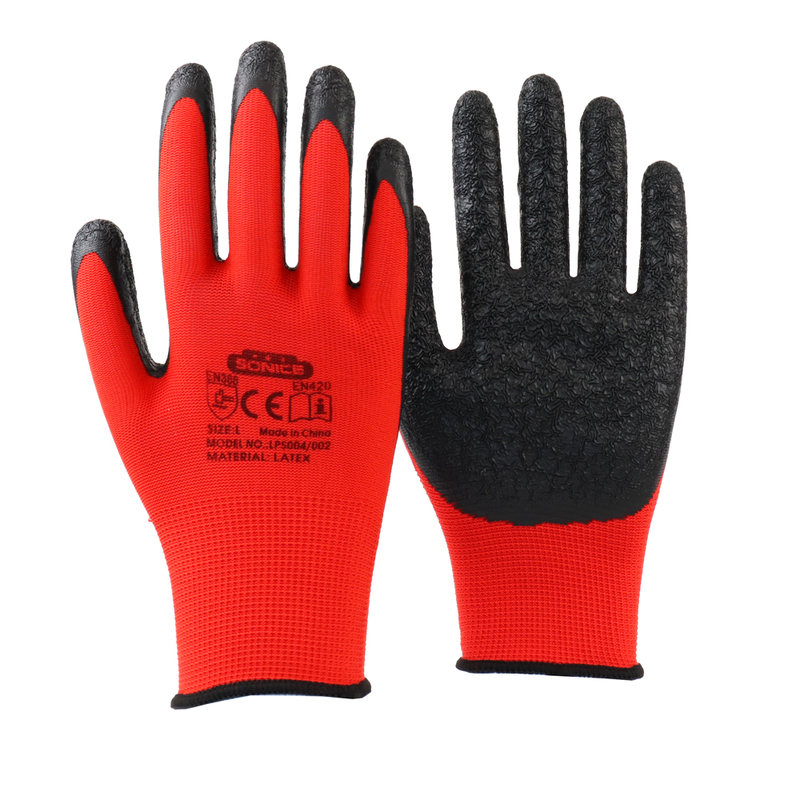 SONICE 13G Red Polyester Black CE