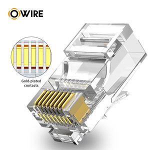 Соединитель RJ45 cat5e/cat6, Fu'/3u/6u/15u/30u/50u, 100 шт./кор. - Product Image 5