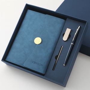 Set de Regalo Corporativo: Cuaderno A5 con Bolígrafo y Botella de Vacío de Acero Inoxidable, Logotipo Personalizado, Caja de Bienvenida Empresarial - Product Image 4