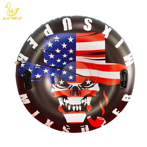 Tubes à neige gonflables LCWJ en PVC 0,4-0,6 mm, design montagne, pour adultes, pour le glisseau en plein air en hiver - Product Image 3