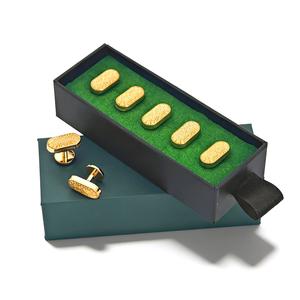 Botón de metal dorado con logotipo personalizado para ropa Baju Melayu de la fábrica de botones KUNSHUO. - Product Image 2