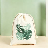 Sacs à cordon personnalisés en gros, imprimés avec motifs de dessins animés, style simple, lavables, pliables, réutilisables, pour emballage cadeau, avec logo