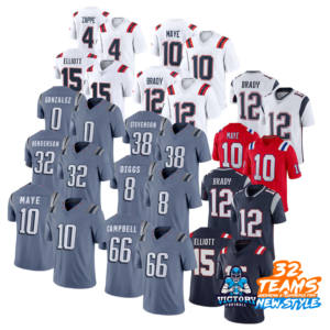 2025 драфта первого раунда команды 10 Дерек мэйе 12 Brady 8 DIGGS сшитые игроки игры футбольные майки - Product Image 1