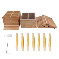 Ruche à flux automatique efficace, facile à collecter le miel, villa d'abeille entièrement équipée