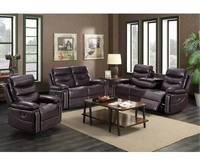 Canapé Chesterfield français de fournisseur chinois, trois places, inclinable avec fonction balancelle, adapté aux chambres et aux hôtels