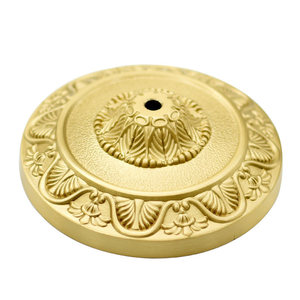 Lámpara de Pie de Estilo Bohemio Francés Europeo <span class=keywords><strong>para</strong></span> Sala de Estar, Lámpara de Mesa Totalmente de Cobre, Portalámparas de Carcasa de Aluminio, 111V-240V, Placa de Cobre - Product Image 5