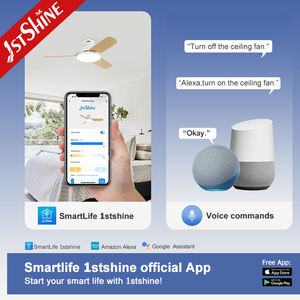 1stshine led ventilateur <span class=keywords><strong>de</strong></span> <span class=keywords><strong>plafond</strong></span> nordique gain <span class=keywords><strong>de</strong></span> place 3 pales encastré ventilateur <span class=keywords><strong>de</strong></span> <span class=keywords><strong>plafond</strong></span> avec lumière LED - Product Image 6