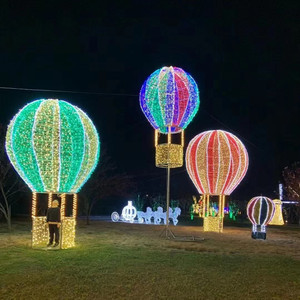 Luces Decorativas Navideñas de Alta Calidad para Exteriores, Impermeables, Personalizables, IP65, con Forma de Globo Aerostático - Product Image 1