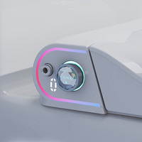 Siège de toilette intelligent électronique avancé pour femmes, avec télécommande, chauffage, rabattement automatique et couvercle lavable