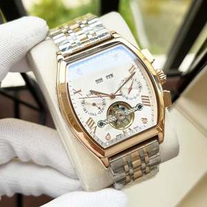 นาฬิกาข้อมือผู้ชายระดับไฮเอนด์ ของแท้ คุณภาพสูงสุด ดีไซน์คลาสสิกย้อนยุค เครื่องจักรกล สำหรับนักธุรกิจ เรียบง่าย ตัวเรือนโลหะผสม แบรนด์ Pateks - Product Image 4