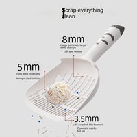 Grande pelle à litière pour chat en PP, outil de filtration épaissi, essentiel pour le nettoyage des animaux, fourniture directe du fabricant