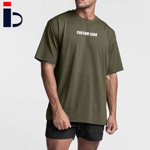OEM Designer Luxus Baumwolle Sport Gym T-Shirt für Männer Luxus übergroße Kurzarm Fitted Style <span class=keywords><strong>Solid</strong></span> Pattern Logo <span class=keywords><strong>Print</strong></span> - Product Image 1