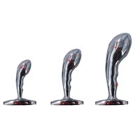Edelstahl Analplug Butt Plug Prostata-Massagegerät G-Punkt-Stimulation Erotisches Sexspielzeug für Männer Frauen