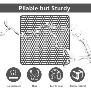 Scarico lavello in Silicone copriscarena lavello cucina lavatrice tappetino asciugatura piatti cucina piano di protezione da tavolo - Product Image 3