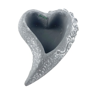 Vases en ciment en forme de cœur <span class=keywords><strong>pour</strong></span> plantes succulentes, fleurs et bonsaïs, design moderne et durable, vente en gros - Product Image 3