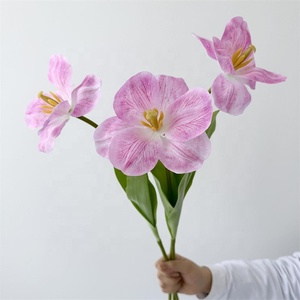 Flores Artificiales de Tulipán Abierto de Alta Calidad, Nuevo Diseño para Graduación, Navidad, Día de San Valentín, Día de la Madre, Acción de Gracias - Product Image 4