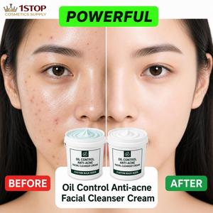 Label Herbal Shea Butter Petroleum Jelly Moisturizing Facial Cleanser Deep Pore Cleansing Oil Control Face Wash Production - Product Image 1