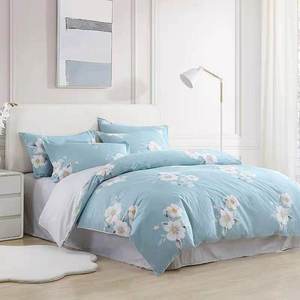 Juego de Ropa de Cama de 4 Piezas Boyang Baby Floral de Felpa Cepillada, Fibra de Poliéster 200x230cm, Transpirable, Absorbente de Humedad, para las Cuatro Estaciones - Product Image 1