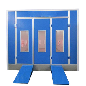 CE Approved Economical Auto Spray Booth for Car <b>Painting</b> Diesel and Diesel Heating System with LED <b>Lighting</b> for Baking - Product Image 4