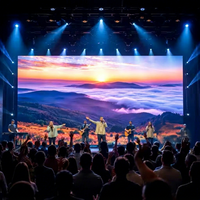 Pantalla LED de Alquiler para Interiores de Alta Luminosidad P3.91, Resistente al Agua IP65, Gabinete de 500x500mm, 4K HDR10+, para Conciertos, Eventos, Estadios