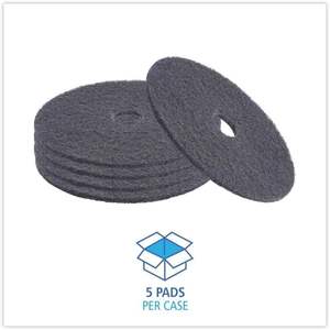 Discos de Limpieza Comerciales de Alto Rendimiento Boardwalk 4020HIP, 20 Pulgadas de Diámetro, Negros, 5 por Caja, Estándar para Limpieza - Product Image 3