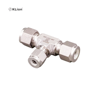 Filtre pneumatique en T pour particules, en acier inoxydable 316, 15 microns, 1/4 pouce, type T, pour gaz haute pression, de la marque Klion RTS Instrumentation