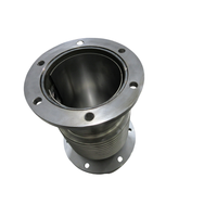 Compensateur de gaz d'échappement double couche personnalisé en gros avec tuyau flexible, support de capteur et brides