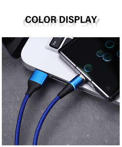 Cargador Magnético para Teléfono de Alta Calidad al por Mayor, 2.4A, Cable de Carga Rápida Magnético con Luz LED de Nailon de 1M, Micro USB - Product Image 3