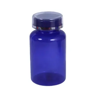 250cc Black Matte PET Wide Mouth Pill Supplement Plastic Bottle Capsule Vitamin Bottle Soft Touch Plastic Medicine Bottle