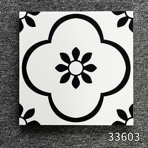 Hiện đại Bắc Âu 300x300 đen trắng gốm gạch lát sàn Chất lượng cao chống axit cho phòng tắm nhà bếp ban công tường - Product Image 5