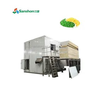 China Fluidized Blast Freezer IQF For Fruit Vegetables