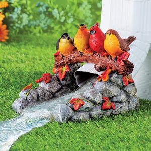 Pasak Pohon Berongga Resin dengan Kucing dan Patung Lubang Katak Mati - Product Image 3