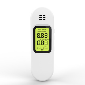 เครื่องวัดแอลกอฮอล์แบบดิจิตอลสำหรับใช้ส่วนตัว ขายดี 0.0~1.9 กรัม/ลิตร (วัสดุ ABS สีขาว ชาร์จได้) - Product Image 2