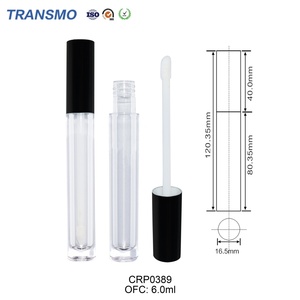 6ml Pcr Refillable Lipgloss Tube <b>clear</b> Lip Gloss Wholesale Bulk 6ml Empty Lip Gloss Tubes and Packaging - Product Image 2