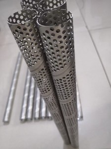 Mới được sử dụng thép không gỉ xoắn ốc Hàn Lọc xi lanh 304 dây thép không gỉ vuông đục lỗ ống - Product Image 4