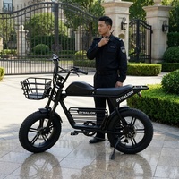 Vélo de ville électrique noir avec freins à disque hydrauliques, Vélo électrique tout-terrain pour la sécurité du quartier