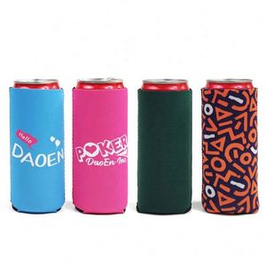 Wholesale Custom Portable Beer Bottle Foam <b>Slim</b> Can Cooler Sublimation Neoprene Blank <b>Slim</b> Can Sleeve With Logo - Product Image 4