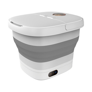 Hitze tief kneten Fuß waschmaschine Pediküre Wannen blasen Tragbares Fuß-Spa-Bad <span class=keywords><strong>massage</strong></span> gerät - Product Image 1